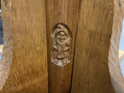 Lot 177 - Thomas 'Gnomeman' Whittaker of Littlebeck, an oak circular table
