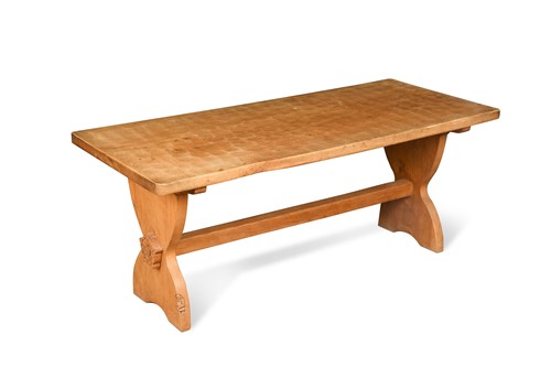 Lot 178 - Thomas 'Gnomeman' Whittaker of Littlebeck, an oak coffee table