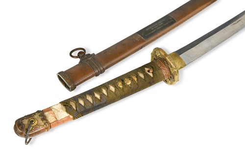 Lot 745 - A Japanese World War II "surrender sword"