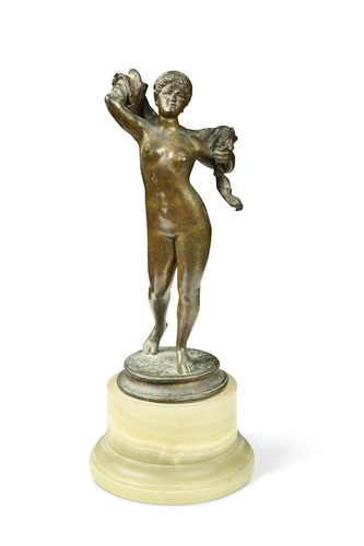 Lot 815 - Sydney March (British, 1875-1968), a bronze study of a female nude