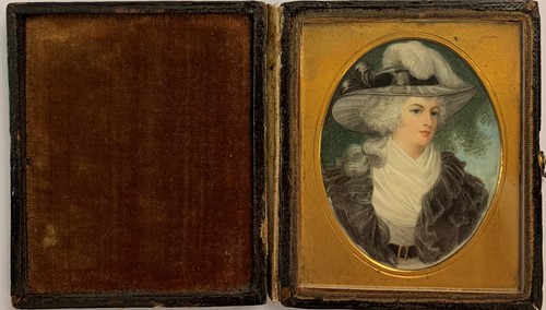 Lot 357 - A 19th century miniature of the Duchess of...