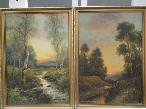 Lot 366 - Charles M Kinley, Landscapes, oil on board (a...