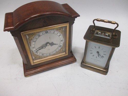 Lot 5 - A Matthew Norman carriage clock together with...