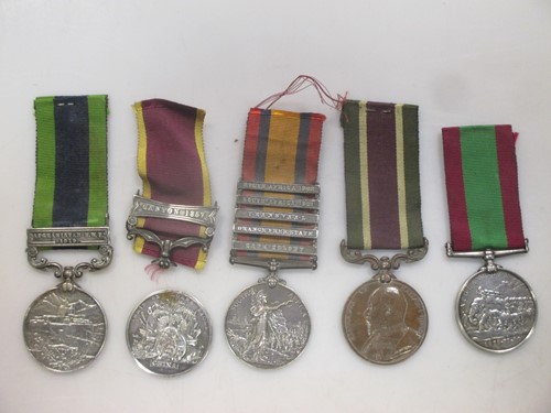 Lot 371 - A group of five medals - China, Afghanistan,...