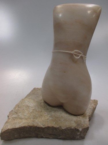 Lot 66 - Emily Young FRBS (British, born 1951), nude torso