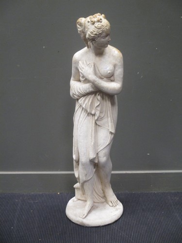 Lot 351 - A cast concrete large figure of a classical...