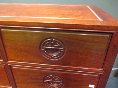 Lot 169 - A Chinese large chest of drawers, modern,...