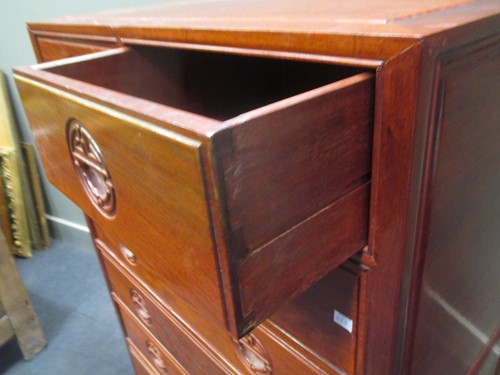 Lot 169 - A Chinese large chest of drawers, modern,...