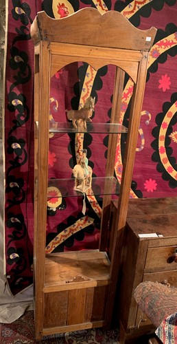 Lot 148 - Three Philippines wood stands, with glass...