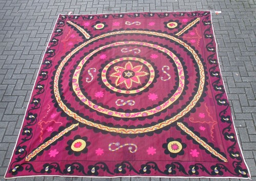 Lot 174 - A Suzani, probably Uzbek, early/mid 20th...