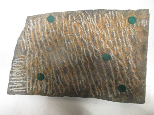 Lot 86 - A Chinese carved black stone plaque, in Ming...