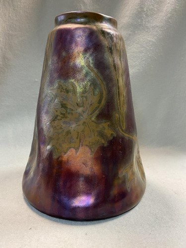 Lot 25 - A Clément Massier iridescent lustre glazed earthenware vase