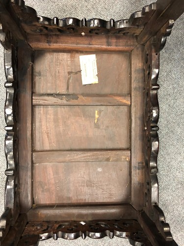 Lot 88 - A Chinese hardwood stand, early 20th century