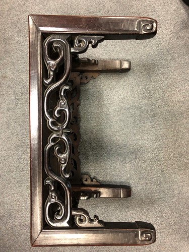 Lot 88 - A Chinese hardwood stand, early 20th century