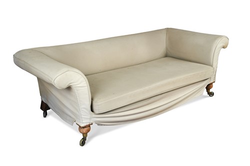 Lot 982 - A Chesterfield style sofa, 20th century