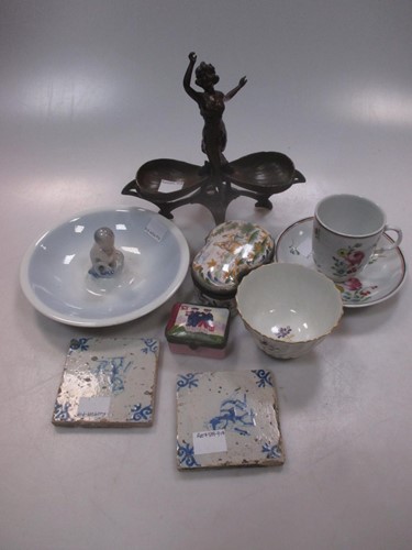 Lot 333 - A continental porcelain cup and saucer circa...