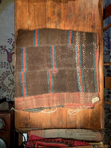 Lot 176 - A Tibet wool nomadic rug, early 20th century,...