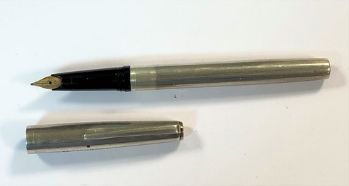 Lot 293 - Parker - A rolled gold fountain pen engraved 'Concorde Aircraft  216' and another