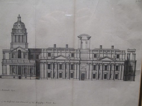 Lot 382 - After Colen Campbel 'The Royal Hospital...