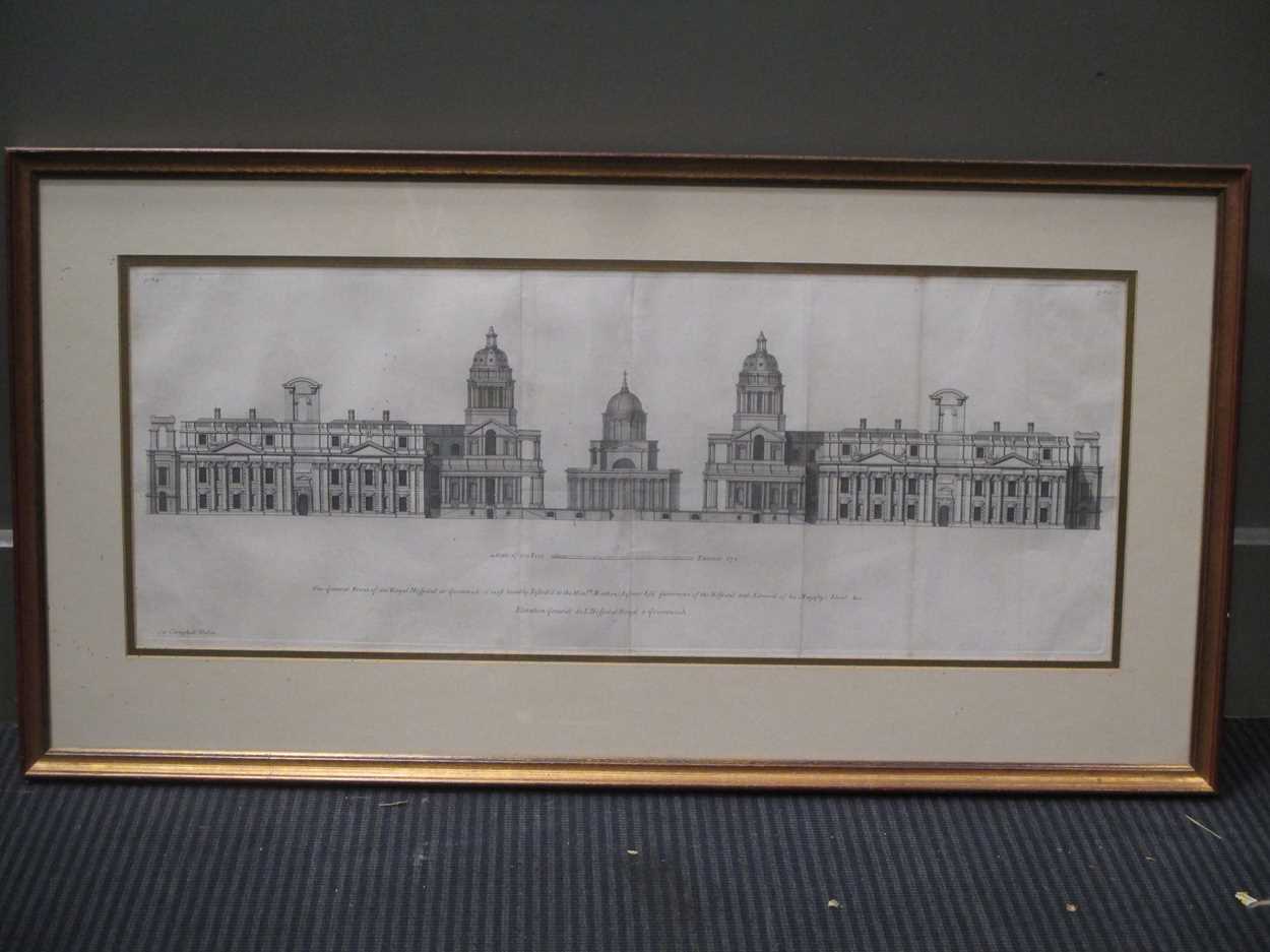 Lot 382 - After Colen Campbel 'The Royal Hospital...