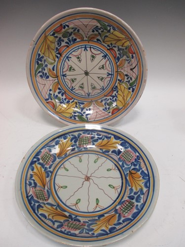 Lot 20 - A pair of tin glazed earthenware bowl. 31.5cm...