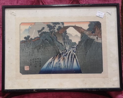 Lot 360 - Keisai Eisen (1790-1848), View of Nojiri Kiso...