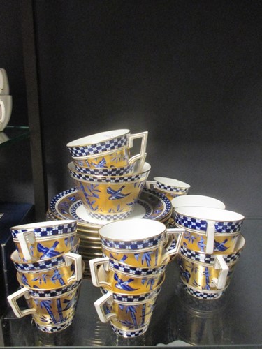 Lot 141 - An aesthetic movement porcelain part tea and...