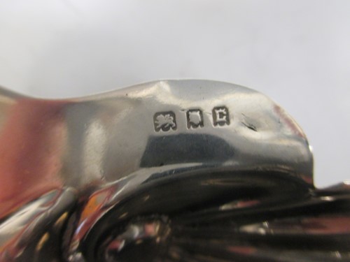 Lot 219 - A pair of Georgian silver salts, six silver...
