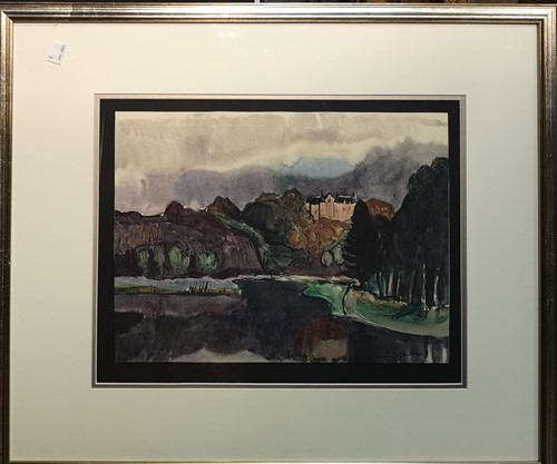 Lot 401 - Lucien Ruelland (French, 20th century), Castle...