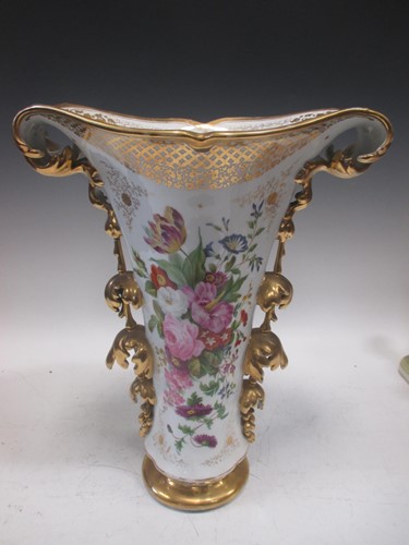 Lot 268 - A large Continental 19th century porcelain...