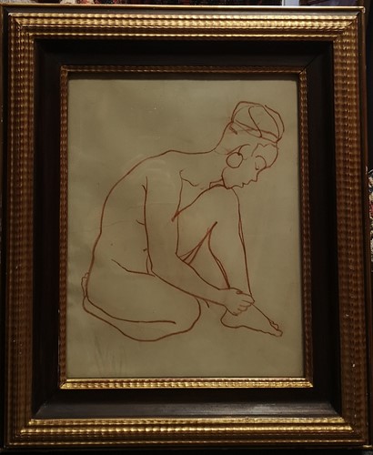 Lot 404 - René Gen (French, 1895-1975), Figural study of...