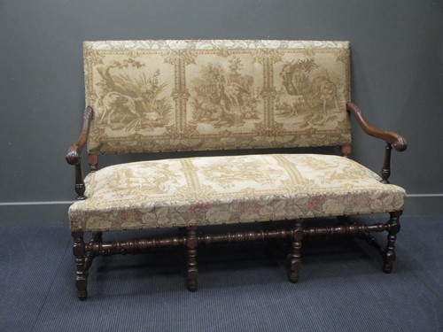Lot 618 - An 18th century style carved walnut country...