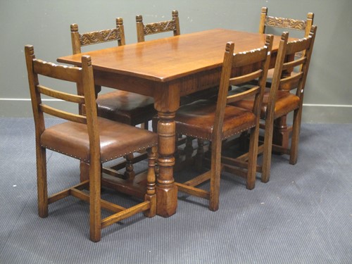 Lot 600 - "Tichmarsh & Goodwin" oak Suffolk farmhouse...