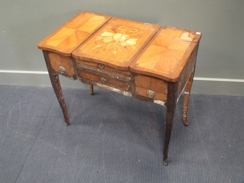 Lot 690 - A French early 19th century kingwood and...