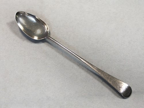 Lot 333 - A George III 18th century silver basting spoon by Hester Bateman