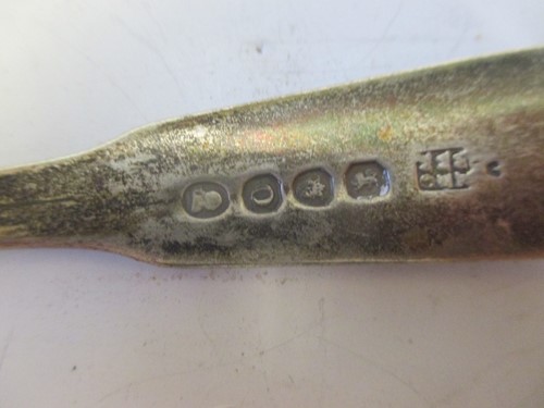 Lot 228 - A Russian enamel silver tea spoon together...
