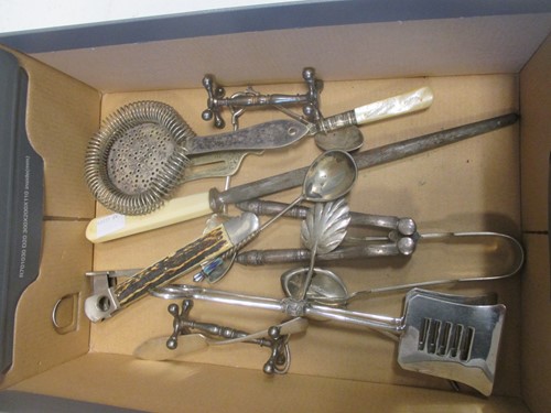 Lot 228 - A Russian enamel silver tea spoon together...