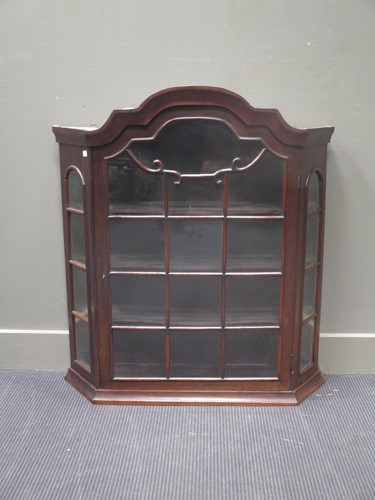 Lot 538 - A 19th century Dutch oak hanging display...