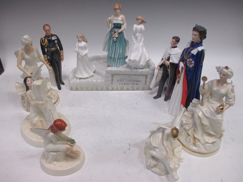 Lot 66 - Royal Doulton porcelain figures to celebrate...