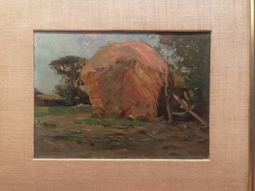 Lot 348 - Giffard Hocart Lenfestey (1872-1943) Haystacks...