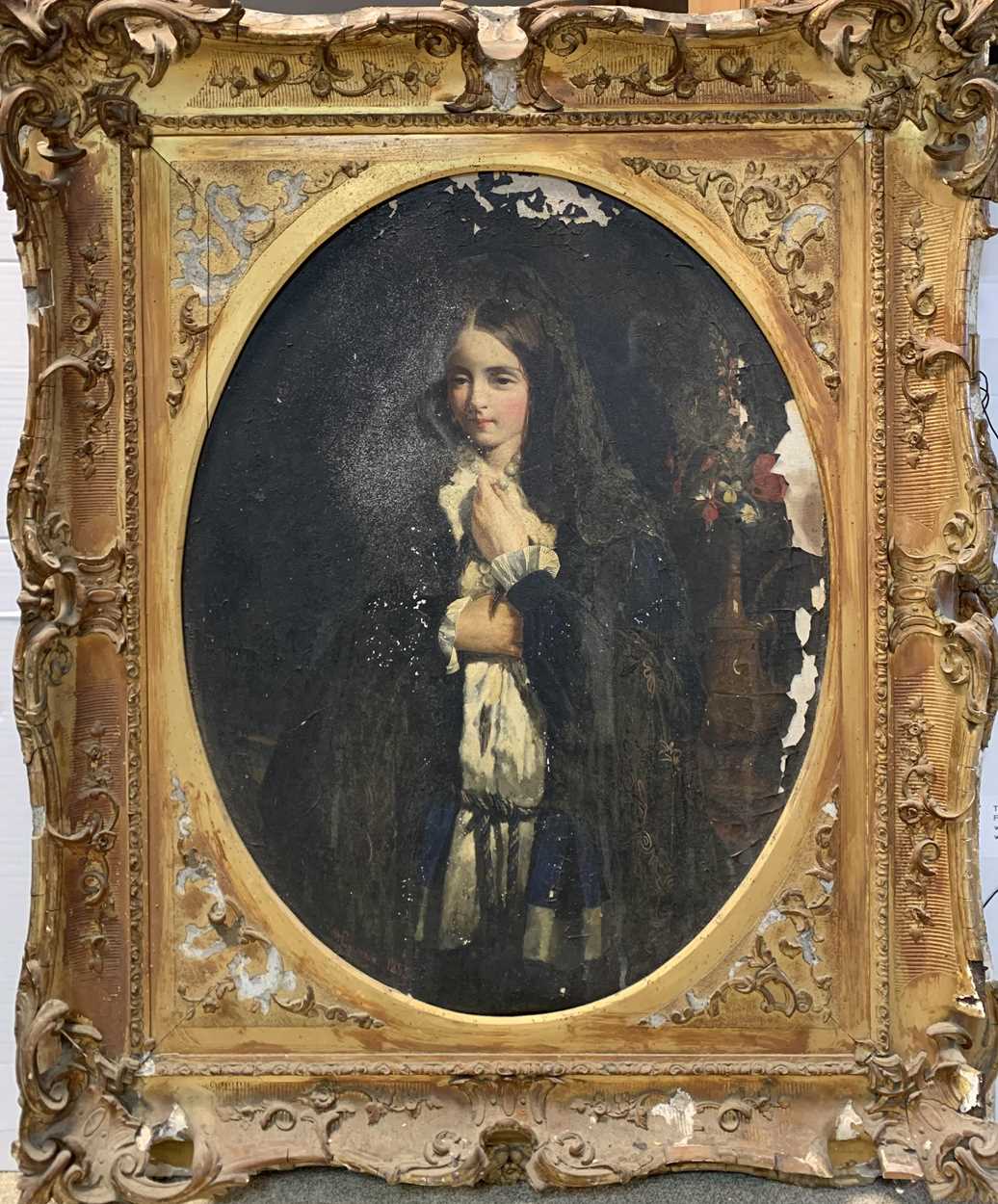 Lot 329 - Philip Hermogenes Calderon (British, 1833-1898)