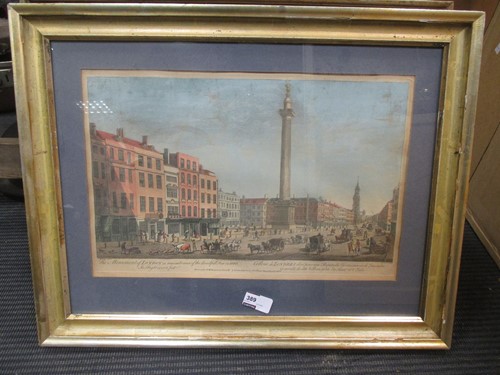 Lot 389 - A group of coloured engravings, to include 'A...