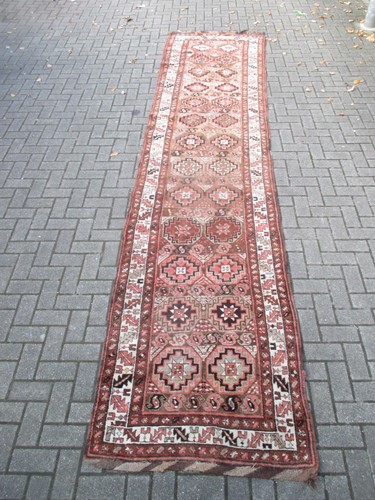 Lot 681 - An early 20th century Caucasian runner of...