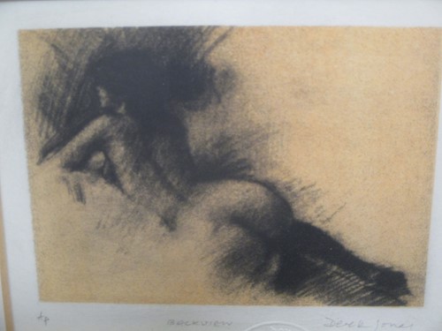 Lot 582 - Derek Jones (British Contemporary), 'Backview',...