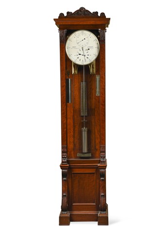 Lot 379 - Dent, London, a fine mahogany longcase domestic Regulator, circa 1900