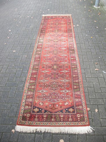 Lot 453 - A modern Shirvan style runner 360 x 93cm