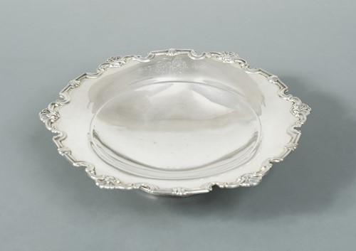 Lot 406 - A George VI silver standing dish