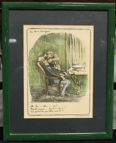 Lot 521 - After Honore Daumier (French 1808-1879), Oh!...