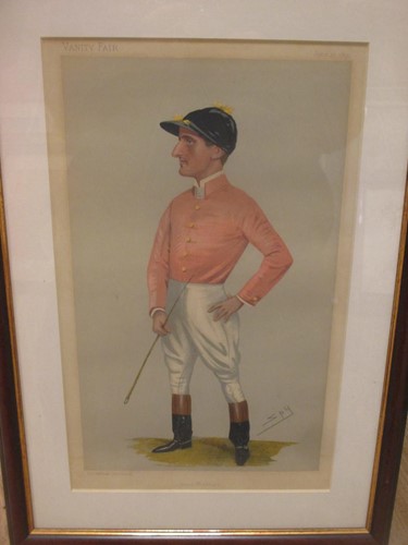 Lot 649 - A collection of 14 framed Vanity Fair Jockey...