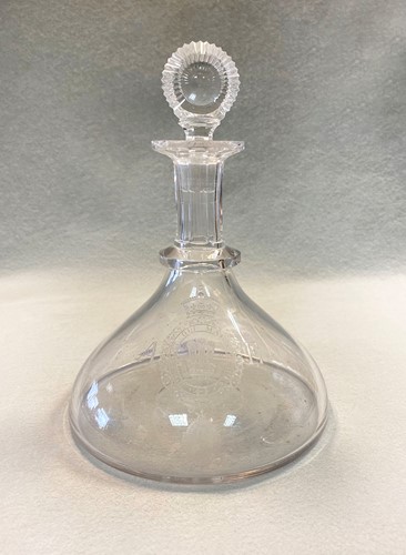 Lot 438 - A ship's decanter and stopper